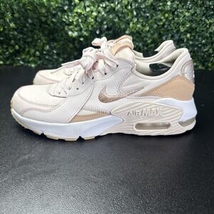 Nike Air Max Excee Shoes Womens Size 8 Light Pink Lace Up Sneakers DX0113-600